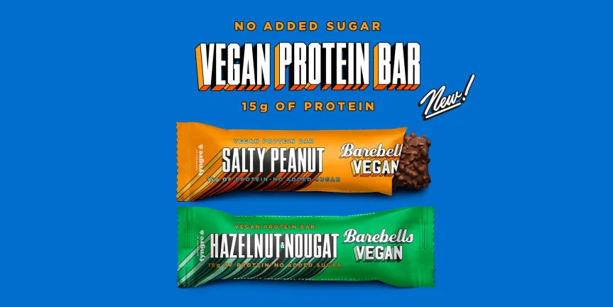 Barebells lanserar sina första veganska protein bars
