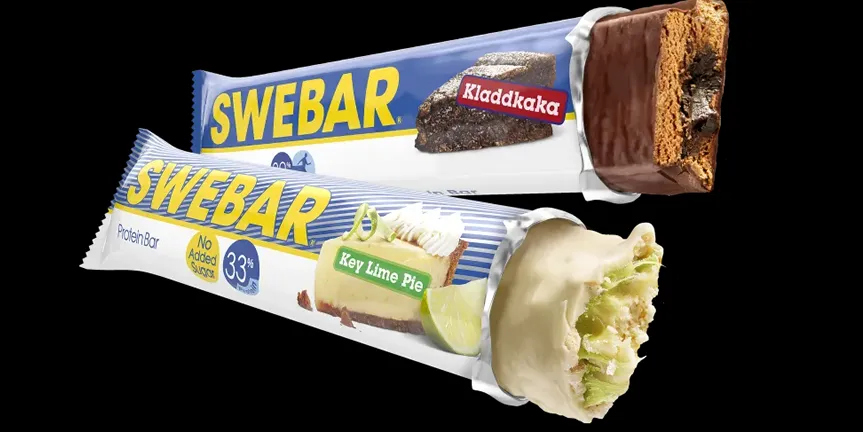 Swebar lanserar Kladdkaka och Key Lime Pie Proteinbars