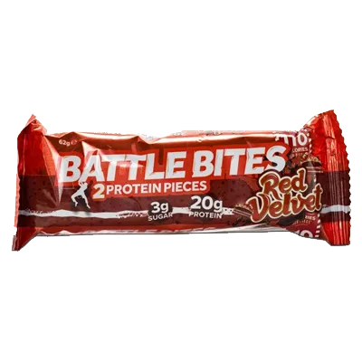 Battle Snacks Battle Bites Red Velvet Protein Bar