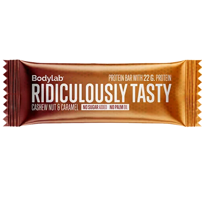 Bodylab Ridiculously Tasty- Cashew Nut & Caramel Protein Bar