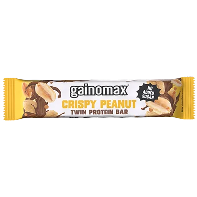Gainomax Crispy Peanut Twin Protein Bar