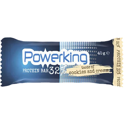 Powerking Cookies and Cream Protein Bar