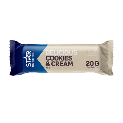 Star Nutrition Delicious Cookies & Cream Protein Bar